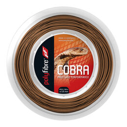 Tenisové Struny Polyfibre Cobra 200m beige/braun